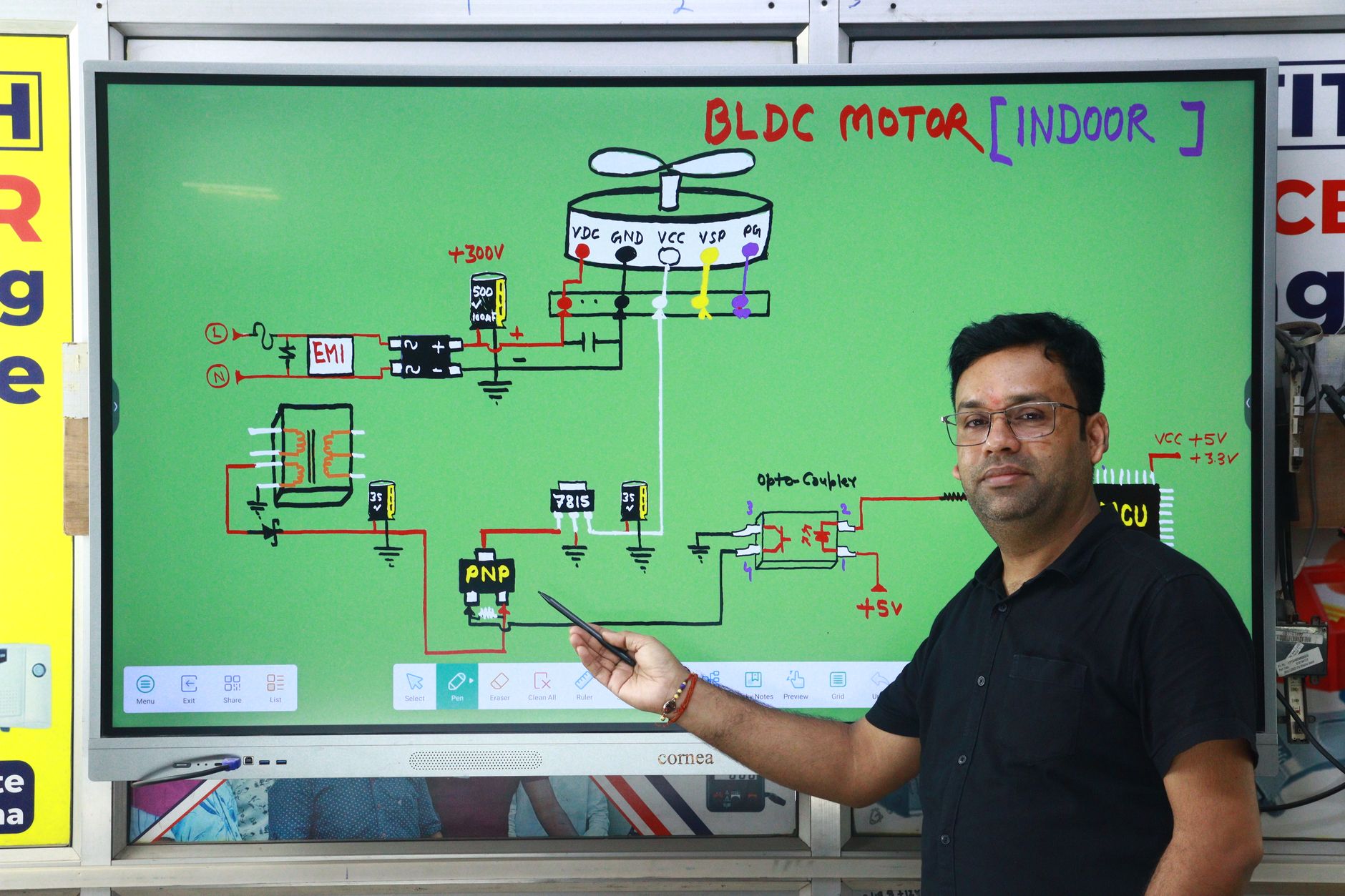 Abstract data visualization showing connected technology nodes and upward growth charts representing IT course progression and digital skill development in District Bajaur