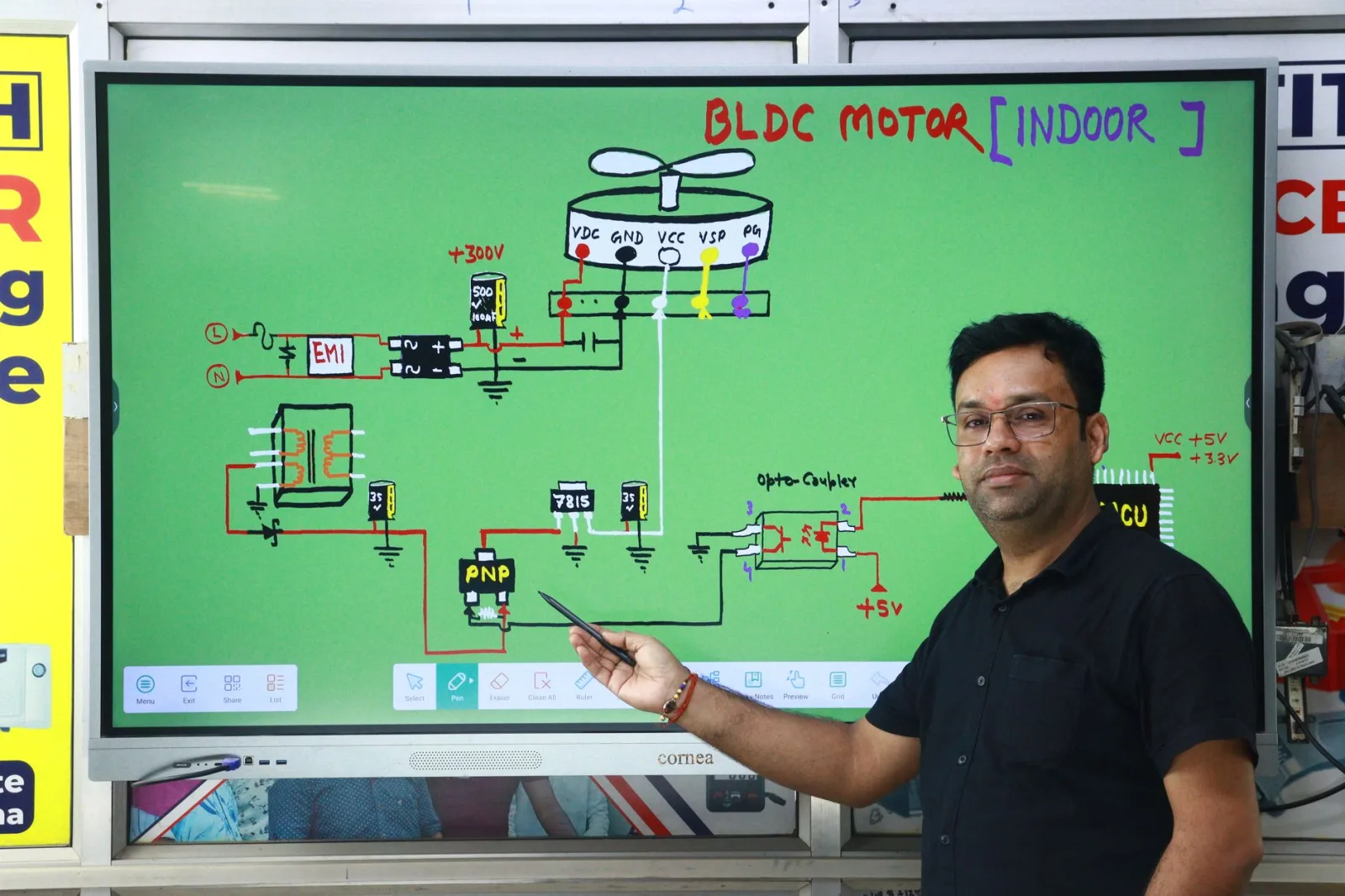 Abstract data visualization showing connected technology nodes and upward growth charts representing IT course progression and digital skill development in District Bajaur