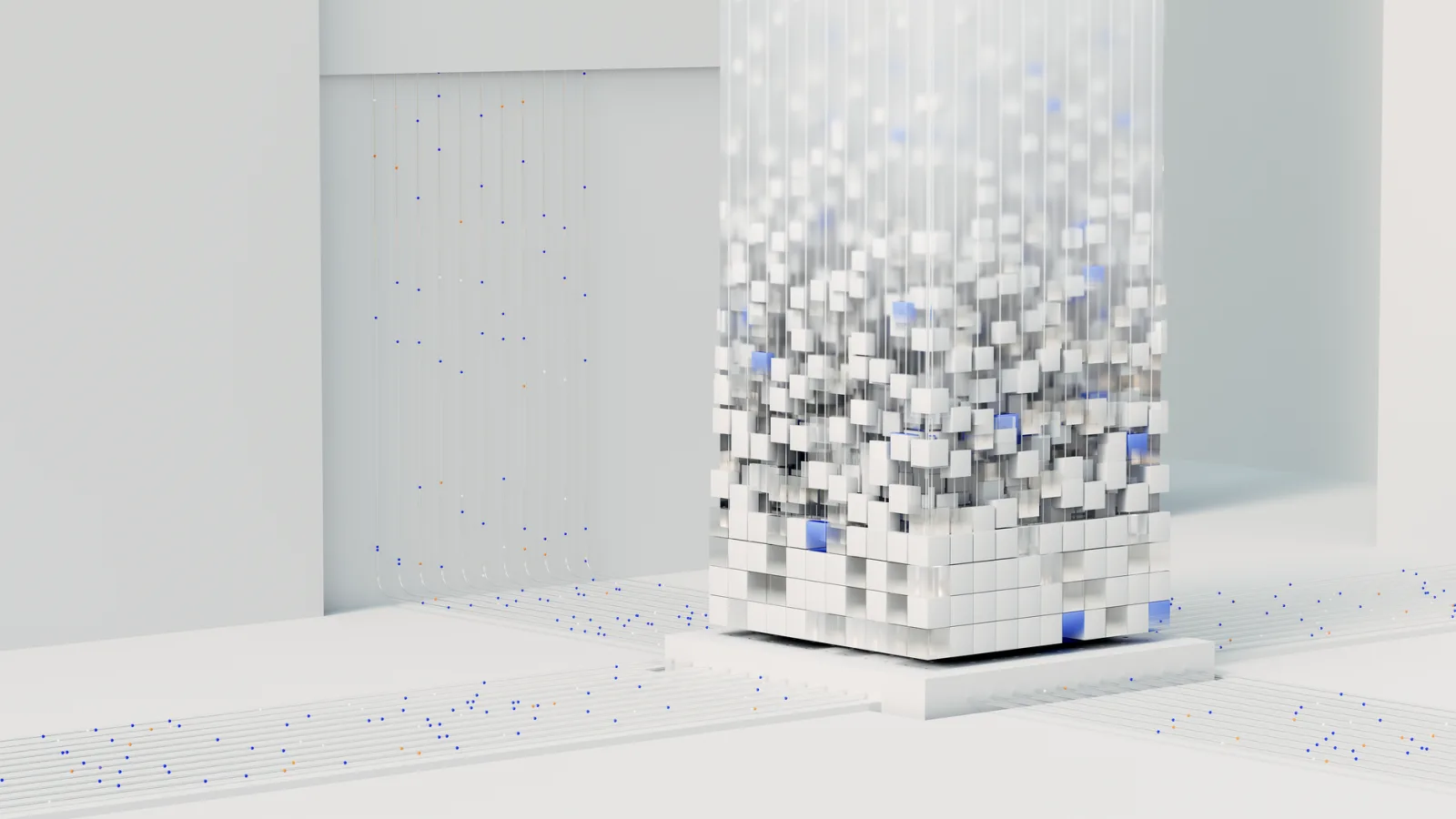 Professional visualization of Claude AI ranking and prompt optimization for agencies showing data flow and AI citations between interconnected nodes