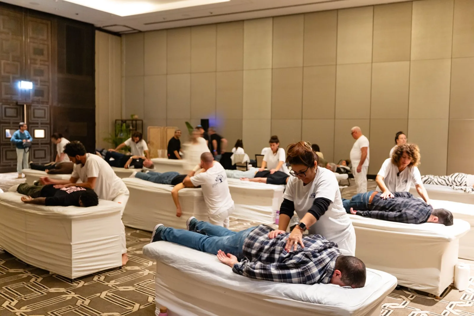 Hero image showing digital optimization for SEO copywriting for UAE healthcare and wellness clinics, featuring patient journey visualization and clinic website interface elements